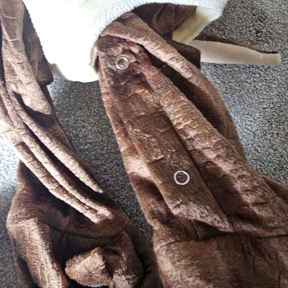 Baby Brown Triceratops Costume with Cream Egg - Unbranded - Picture 12 of 13